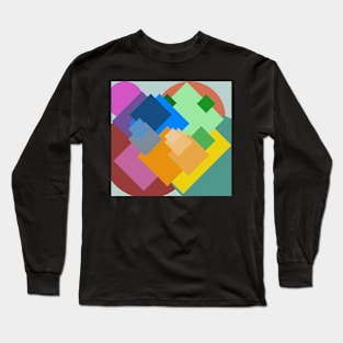 abstract diamond design Long Sleeve T-Shirt